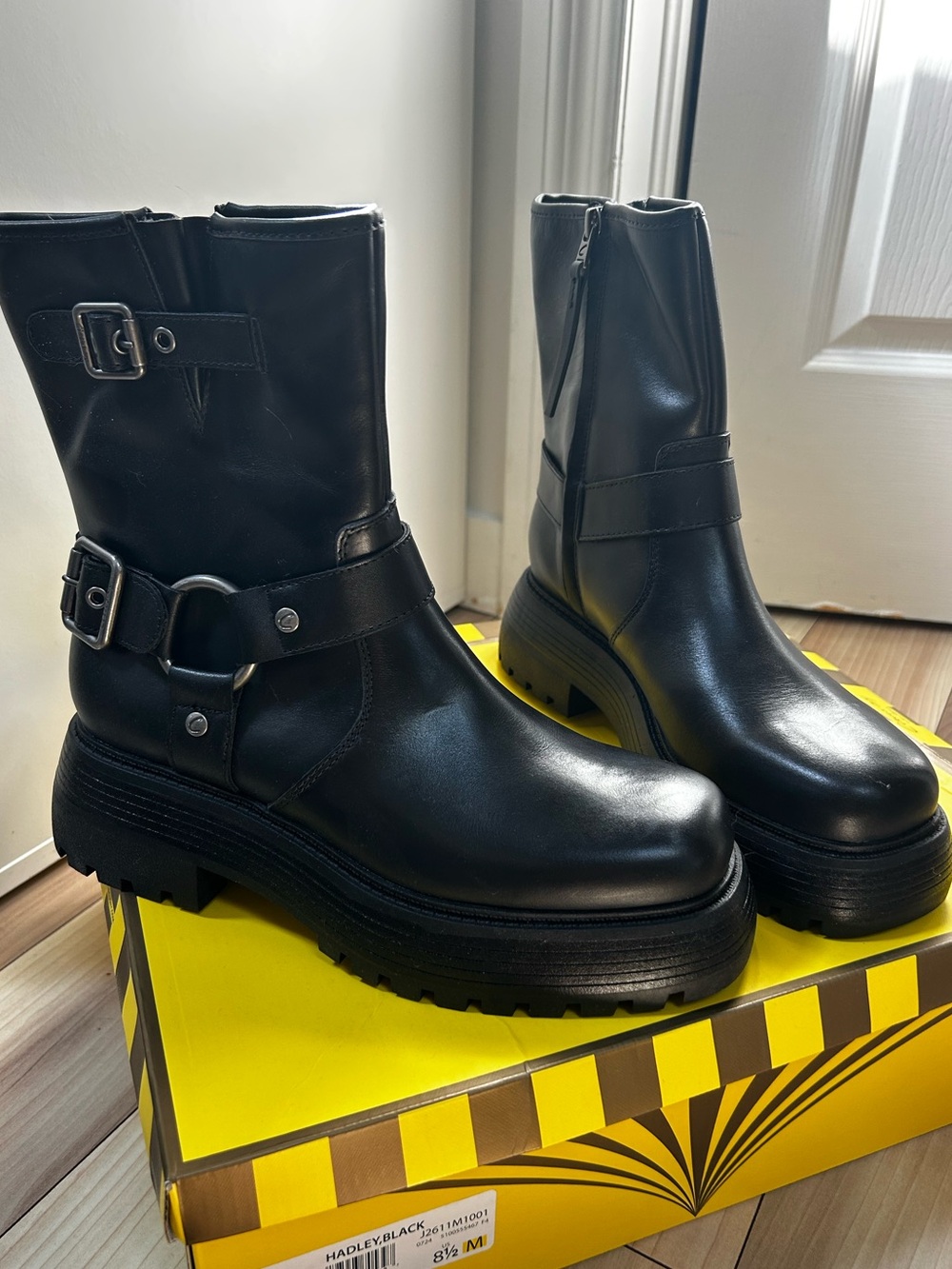 Sam Edelman Black Moto Boot